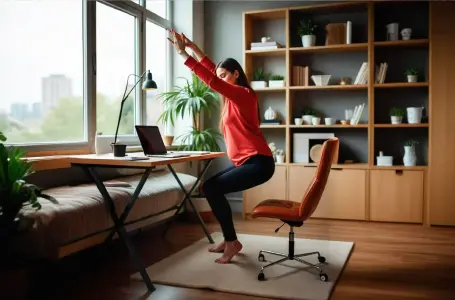 young-female-freelancer-stretching-relaxing-working-laptop-home-office 1